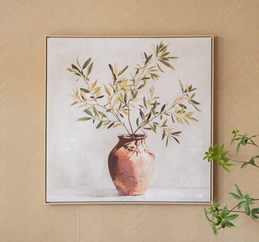 Large Wall Art Olive Branch Acryl - Things I Like Things I Love