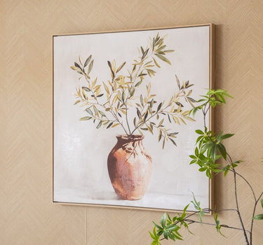 Large Wall Art Olive Branch Acryl - Things I Like Things I Love