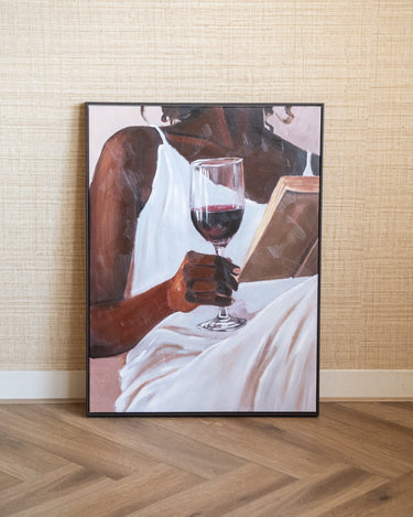 Large Wall Art Sip And Read - Things I Like Things I Love