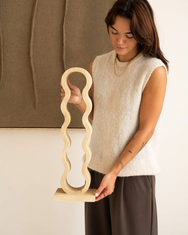 Large Wine Rack Edolo Natural Wood - Things I Like Things I Love