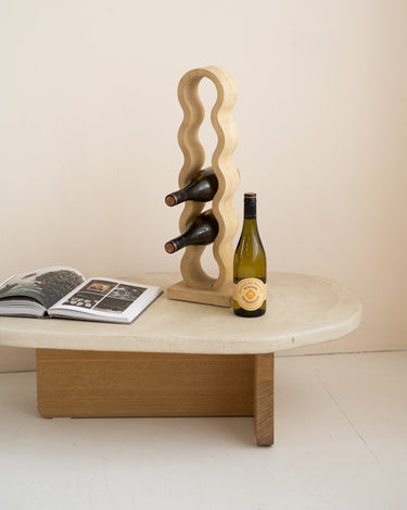 Large Wine Rack Edolo Natural Wood - Things I Like Things I Love