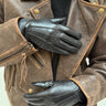 Leather Gloves Elly Black - Things I Like Things I Love