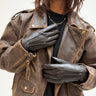 Leather Gloves Elly Brown - Things I Like Things I Love