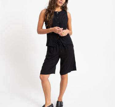 Leilani Bermuda Shorts Black - Things I Like Things I Love