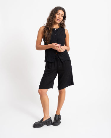 Leilani Waistcoat Black - Things I Like Things I Love
