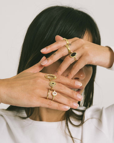 Lemon Topaz Ring Gold - Things I Like Things I Love