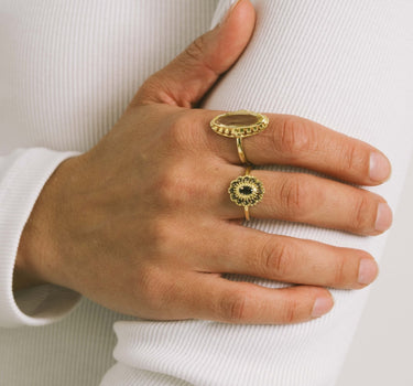 Lemon Topaz Ring Gold - Things I Like Things I Love