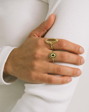 Lemon Topaz Ring Gold - Things I Like Things I Love