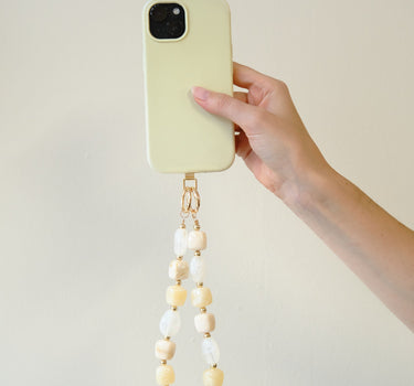 Lena Natural Phone Cord Zand - Things I Like Things I Love