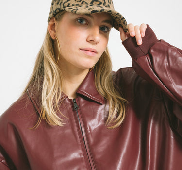 Leo Felt Baseball Cap Brown - Things I Like Things I Love