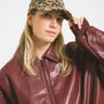 Leo Felt Baseball Cap Brown - Things I Like Things I Love