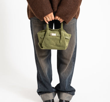 Leonie Belted Slouchy Bag Groen - Things I Like Things I Love