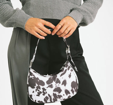 Lexington Shoulder Bag Bone White Cow - Things I Like Things I Love