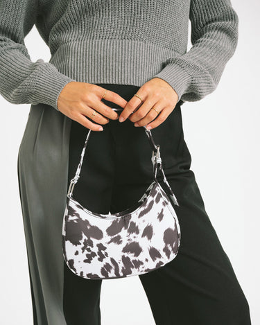 Lexington Shoulder Bag Bone White Cow - Things I Like Things I Love