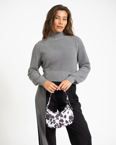 Lexington Shoulder Bag Bone White Cow - Things I Like Things I Love