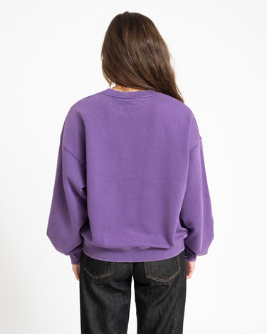 Lippa Loose Wash Crew Sweater Petunia - Things I Like Things I Love