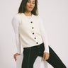 Lisa Gilet Knit Ecru One Size - Things I Like Things I Love