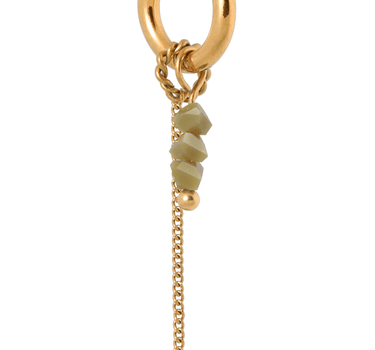 LK Hoops Chain Olive Goud - Things I Like Things I Love