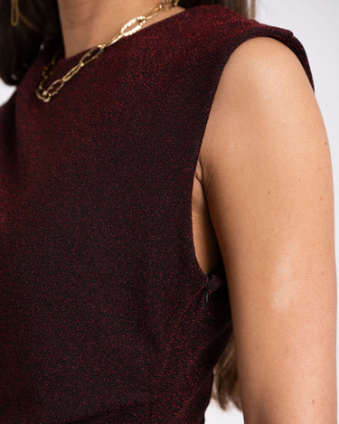 Loes Top Red Glitter - Things I Like Things I Love