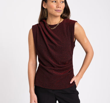 Loes Top Red Glitter - Things I Like Things I Love