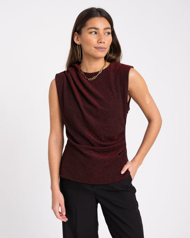 Loes Top Red Glitter - Things I Like Things I Love