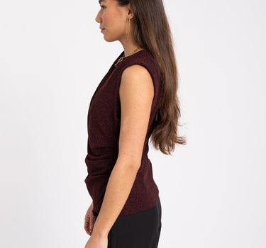 Loes Top Red Glitter - Things I Like Things I Love