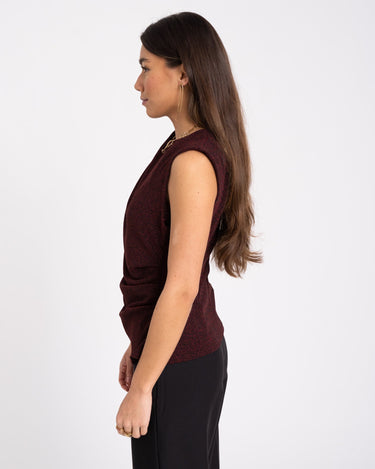 Loes Top Red Glitter - Things I Like Things I Love