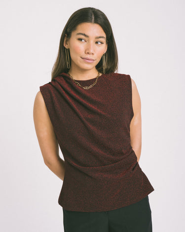 Loes Top Red Glitter - Things I Like Things I Love