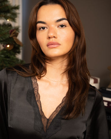 Longsleeve Maxi Dress Black - Things I Like Things I Love