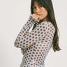 Longsleeve Nelly Mesh Polkadot Blue - Things I Like Things I Love
