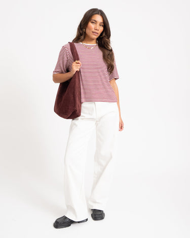 Loreen Suede Bag Bordeaux - Things I Like Things I Love