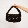 Lottie Suede Stud Bag Brown - Things I Like Things I Love