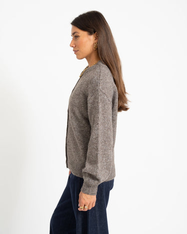 Lou Cardigan Knit Driftwood - Things I Like Things I Love
