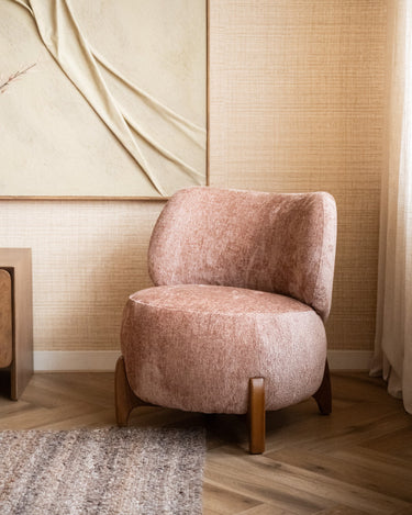 Lounge Chair Binoa Old Pink - Things I Like Things I Love