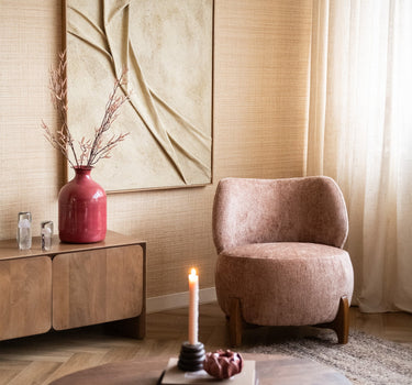 Lounge Chair Binoa Old Pink - Things I Like Things I Love