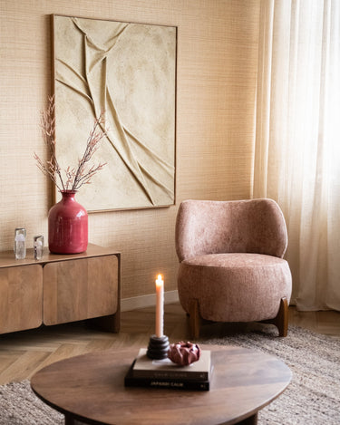 Lounge Chair Binoa Old Pink - Things I Like Things I Love