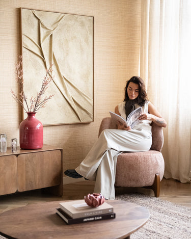 Lounge Chair Binoa Old Pink - Things I Like Things I Love