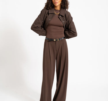 Lucy Short Jacket Chocolate Bruin/Washed - Things I Like Things I Love