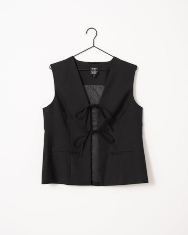 Lulu Structured Vest Black - Things I Like Things I Love