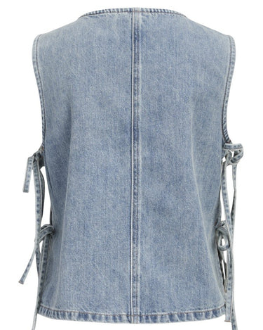 Mabel Top Blue Denim - Things I Like Things I Love