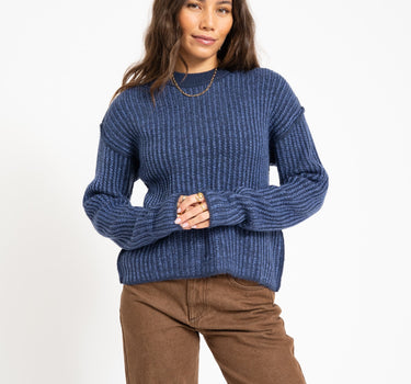 Maghna Crew Neck Knit Naval Academy - Things I Like Things I Love