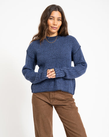 Maghna Crew Neck Knit Naval Academy - Things I Like Things I Love