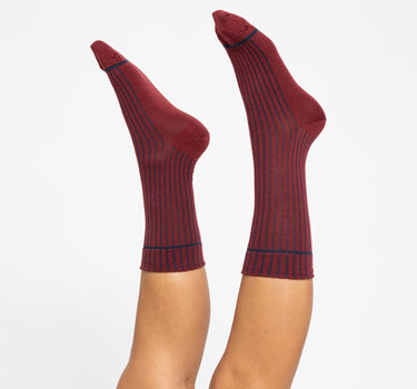 Magny Socks Wine Red - Things I Like Things I Love
