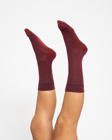 Magny Socks Wine Red - Things I Like Things I Love
