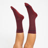 Magny Socks Wine Red - Things I Like Things I Love