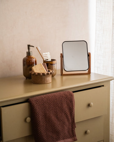 Make-up Spiegel Miro Hout - Things I Like Things I Love