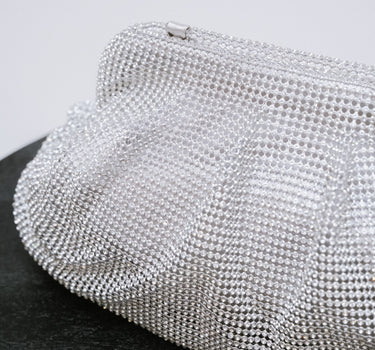 Mary Rhinestone Bag Silver - Things I Like Things I Love