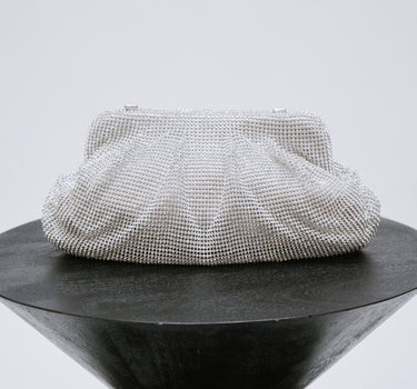 Mary Rhinestone Bag Silver - Things I Like Things I Love