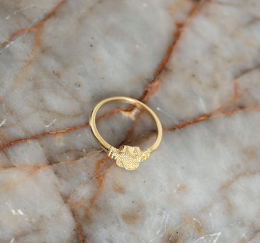 Matten Klopper Ring Gold - Things I Like Things I Love