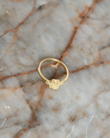 Matten Klopper Ring Gold - Things I Like Things I Love